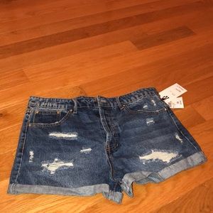 Forever 21 high waisted jean shorts